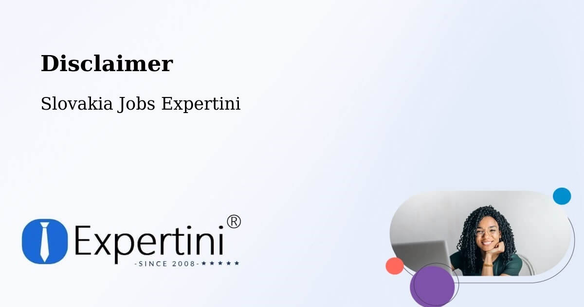 Disclaimer – Revúca - Slovakia Jobs Expertini