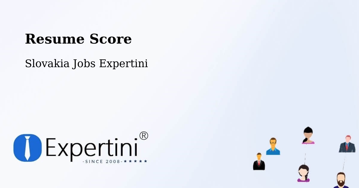 Resume Score & Job Description Match Tool – Revúca - Slovakia Jobs Expertini